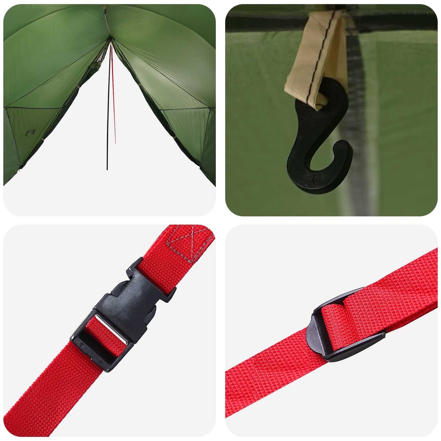 vidaXL Canopy Tent Water-Resistant -Person Green