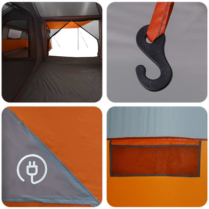 vidaXL Family Tent with Rainfly Water-Resistant 14-Person