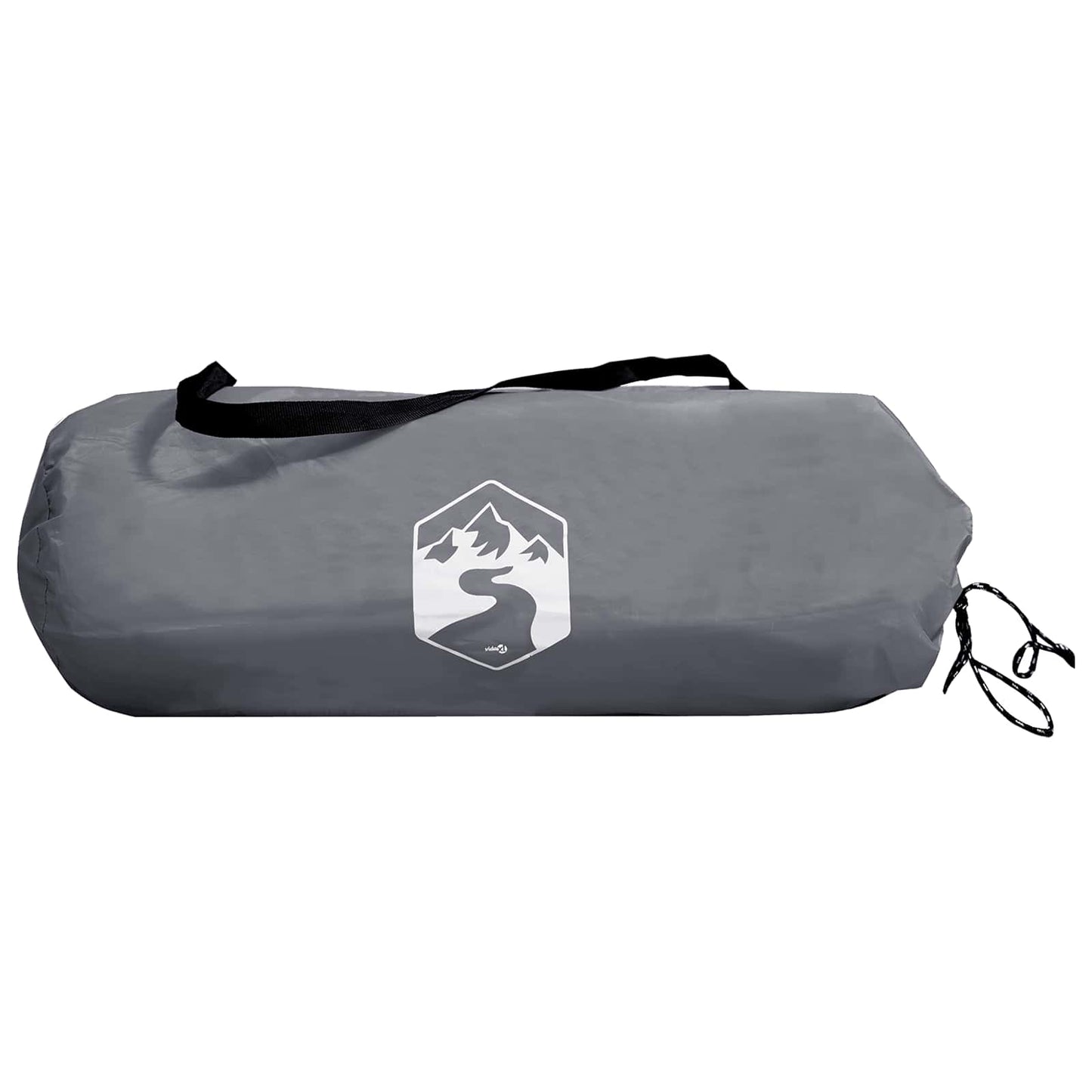vidaXL Hiking Tent Water-Resistant 2-Person Grey and Orange
