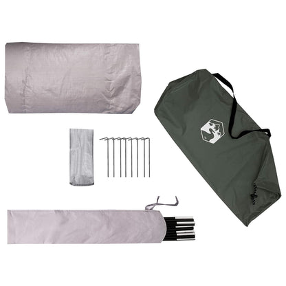 vidaXL Hiking Tent Water-Resistant 1-Person Army Green
