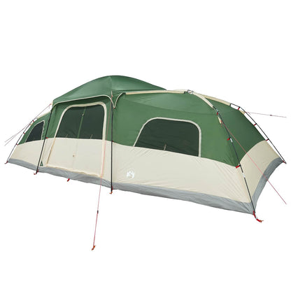 vidaXL Family Tent with Rainfly Water-resistant 18-Person Green