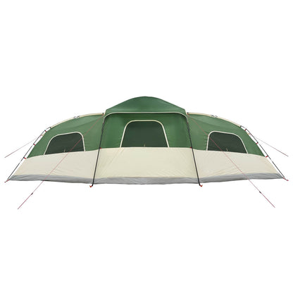 vidaXL Family Tent with Rainfly Water-resistant 18-Person Green