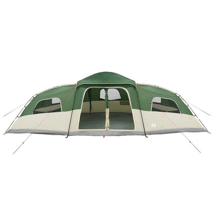 vidaXL Family Tent with Rainfly Water-resistant 18-Person Green