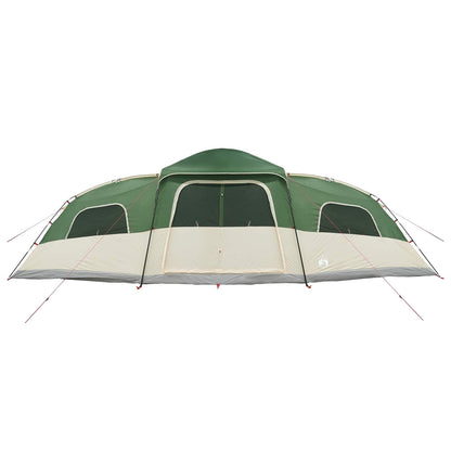 vidaXL Family Tent with Rainfly Water-resistant 18-Person Green