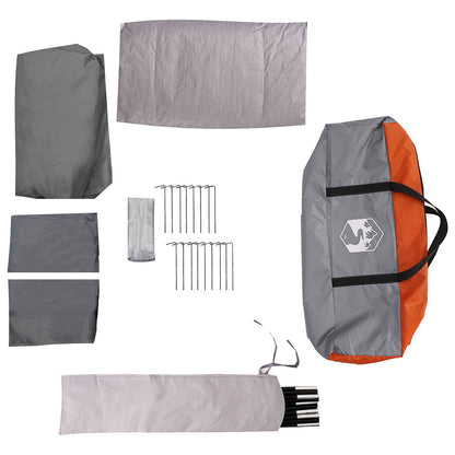 vidaXL Family Tent with Rainfly Water-resistant 18-Person