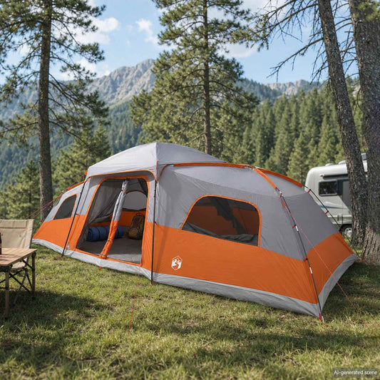 vidaXL Family Tent with Rainfly Water-resistant 18-Person