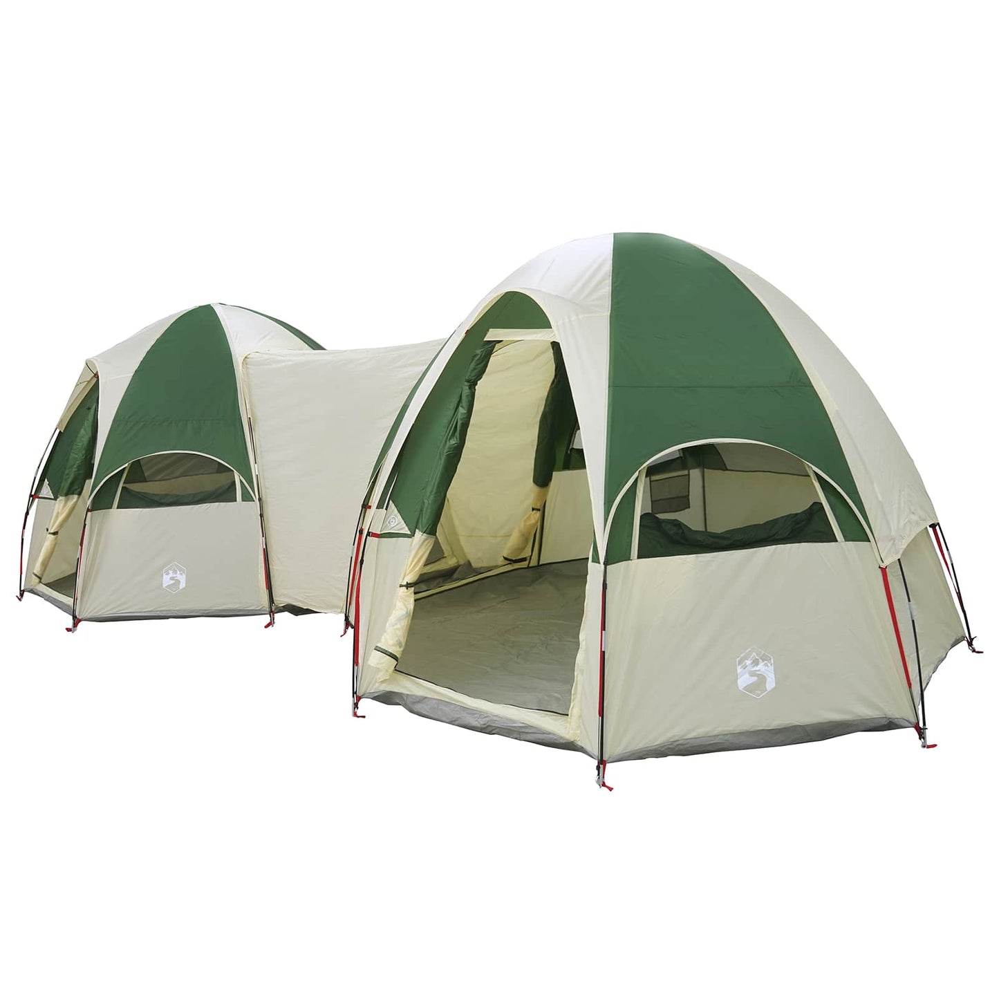 vidaXL Family Tent with Rainfly Water-resistant 14-Person Green