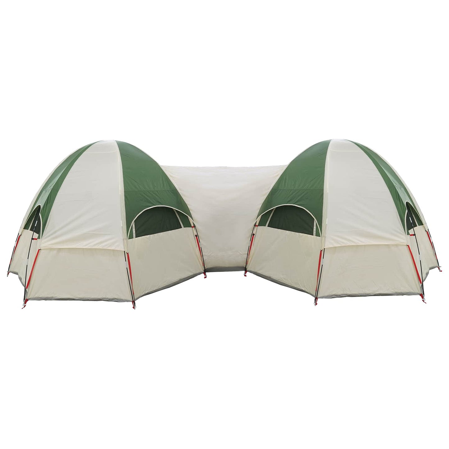 vidaXL Family Tent with Rainfly Water-resistant 14-Person Green