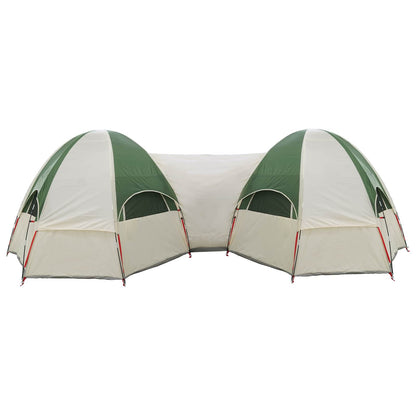vidaXL Family Tent with Rainfly Water-resistant 14-Person Green