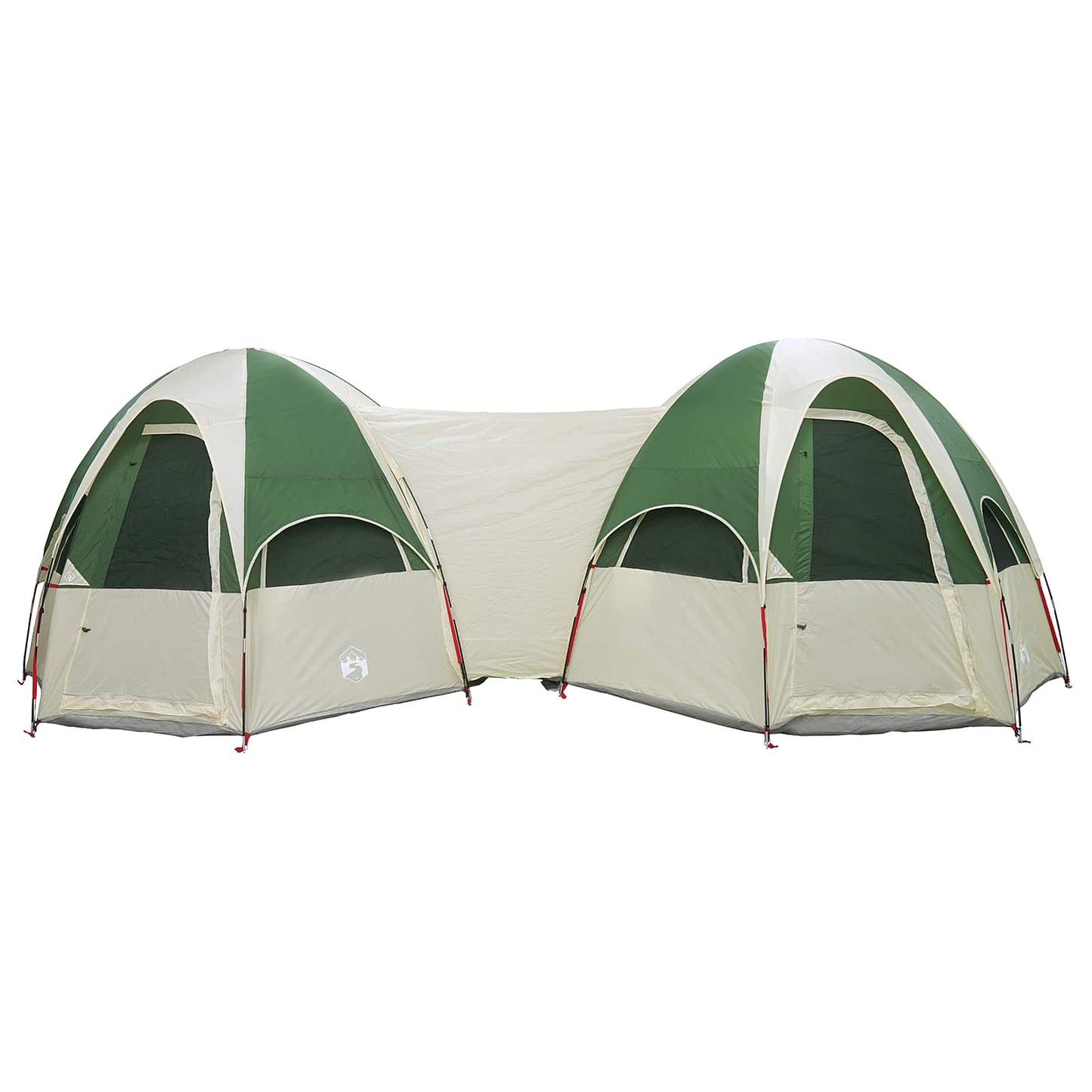 vidaXL Family Tent with Rainfly Water-resistant 14-Person Green