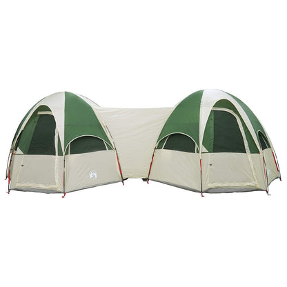 vidaXL Family Tent with Rainfly Water-resistant 14-Person Green