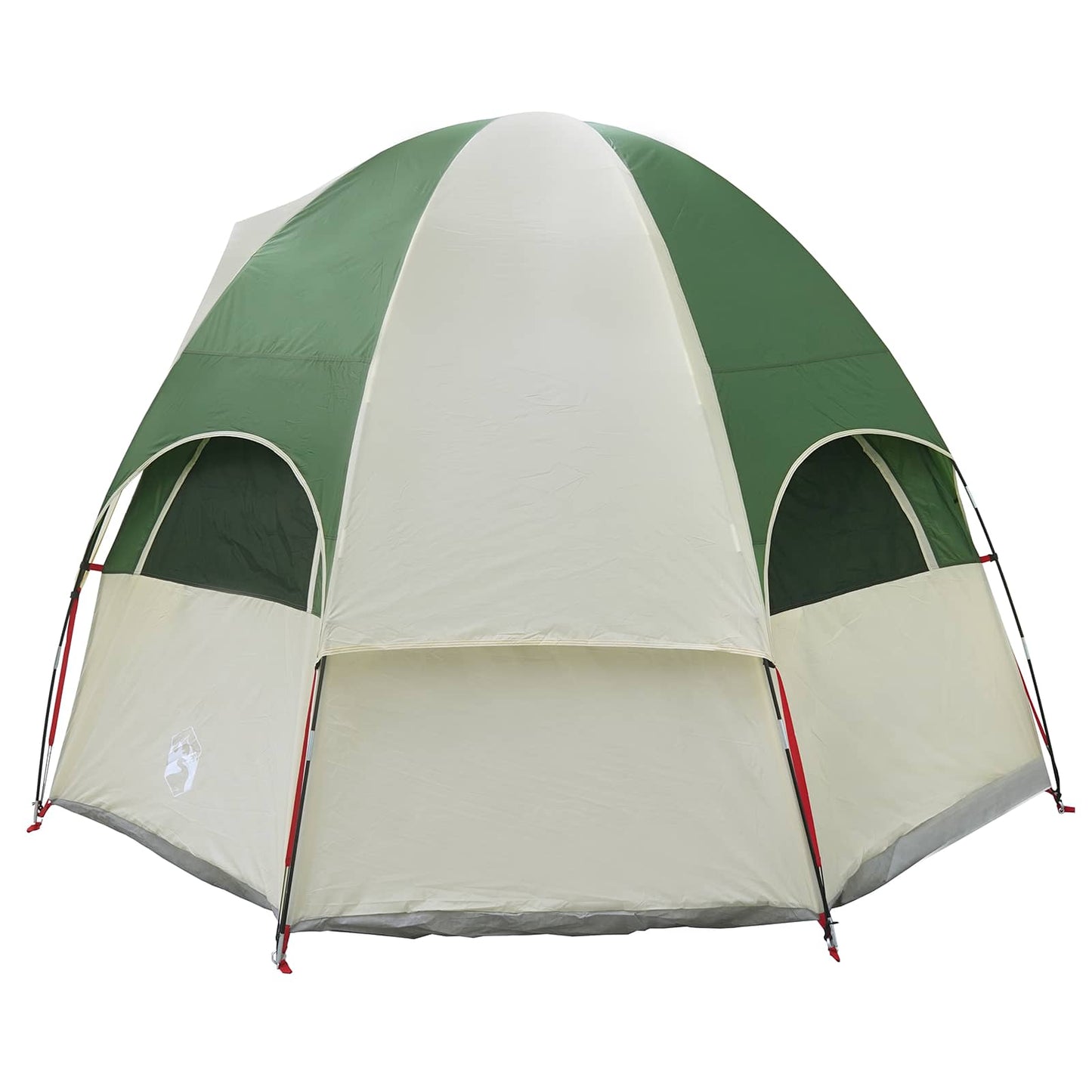 vidaXL Family Tent with Rainfly Water-resistant 14-Person Green