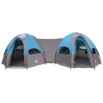 vidaXL Family Tent with Rainfly Water-resistant 14-Person Blue