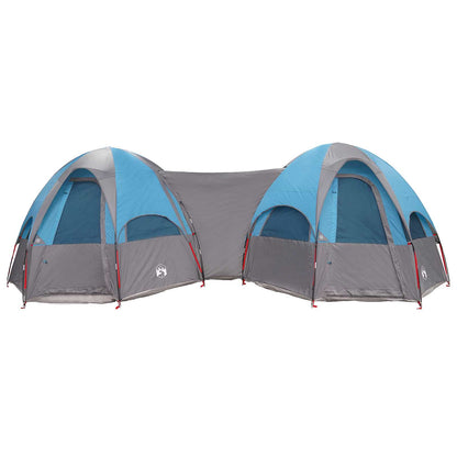 vidaXL Family Tent with Rainfly Water-resistant 14-Person Blue