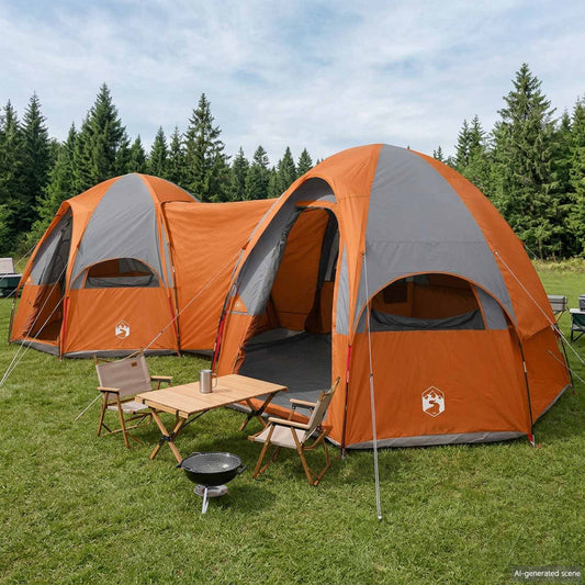 vidaXL Family Tent with Rainfly Water-resistant 14-Person