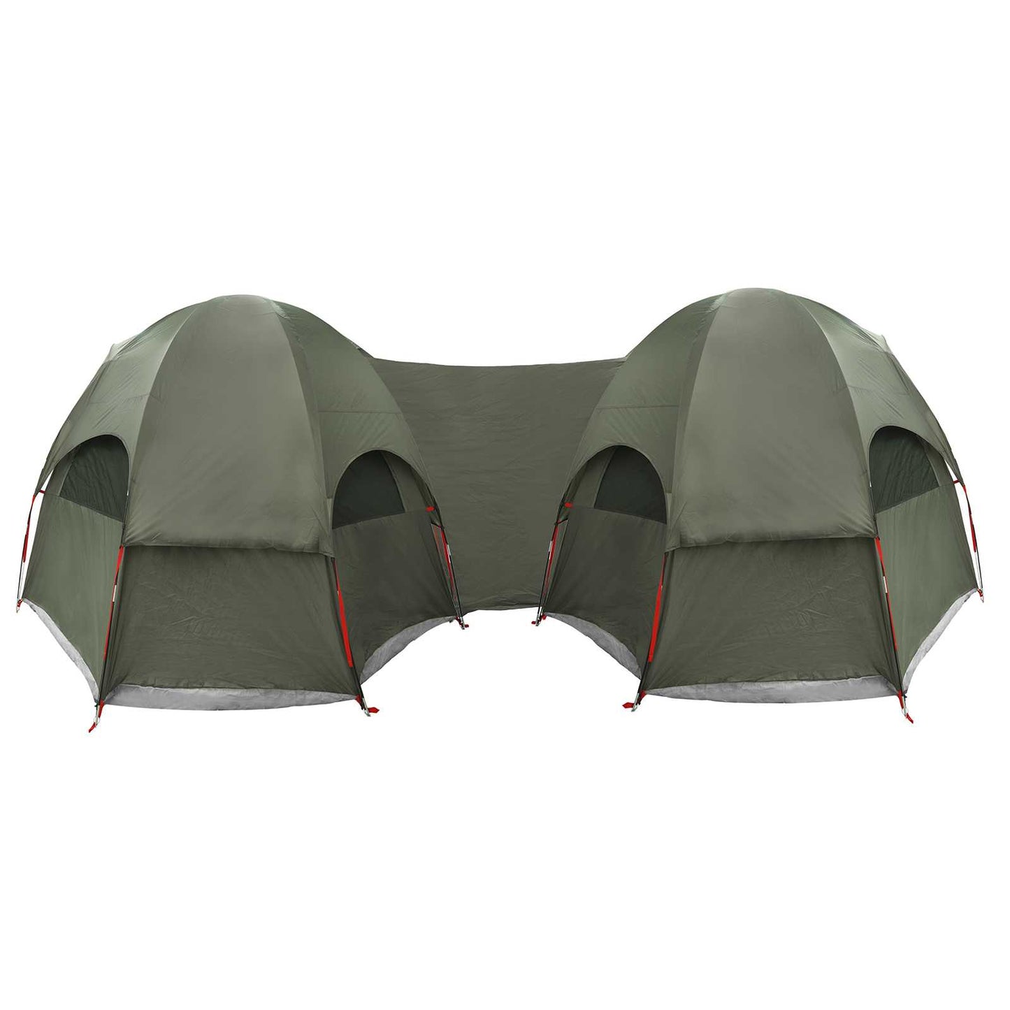 vidaXL Family Tent with Rainfly Water-resistant 14-Person Army Green