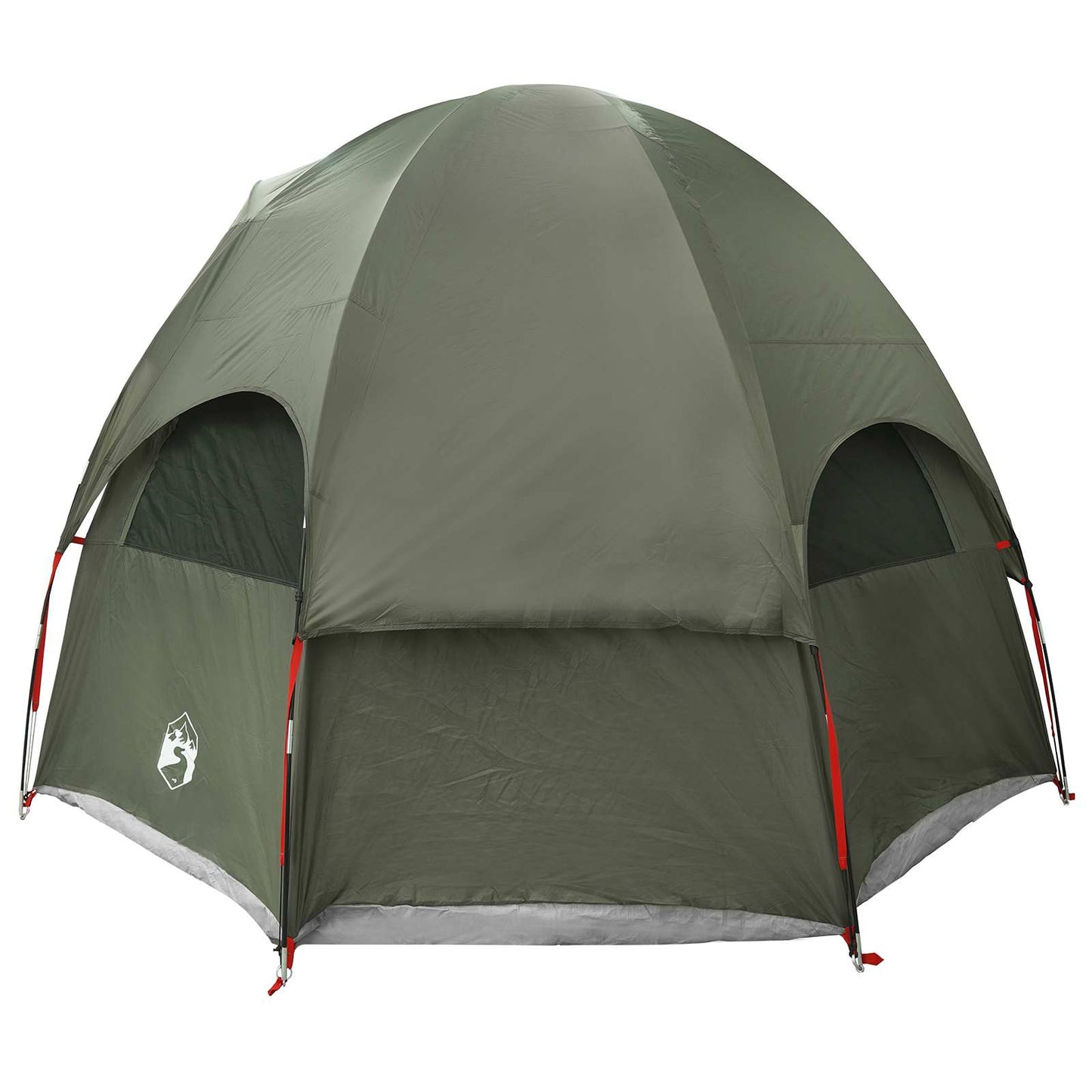vidaXL Family Tent with Rainfly Water-resistant 14-Person Army Green