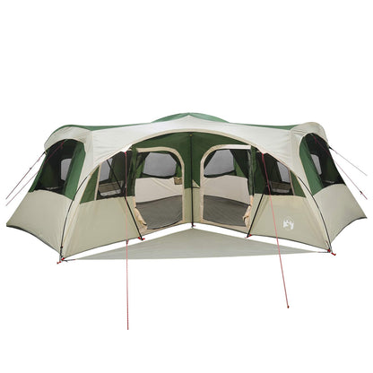 vidaXL Family Tent with Rainfly Water-resistant 6-Person Green
