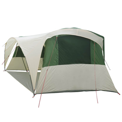 vidaXL Family Tent with Rainfly Water-resistant 6-Person Green