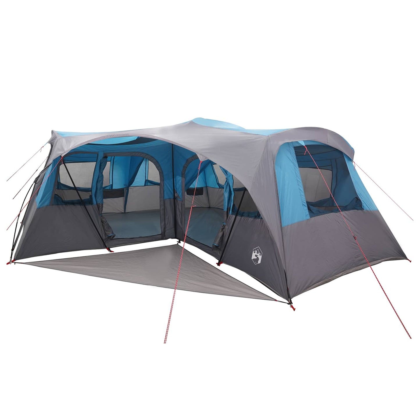vidaXL Family Tent with Rainfly Water-resistant 6-Person 6-Person Blue