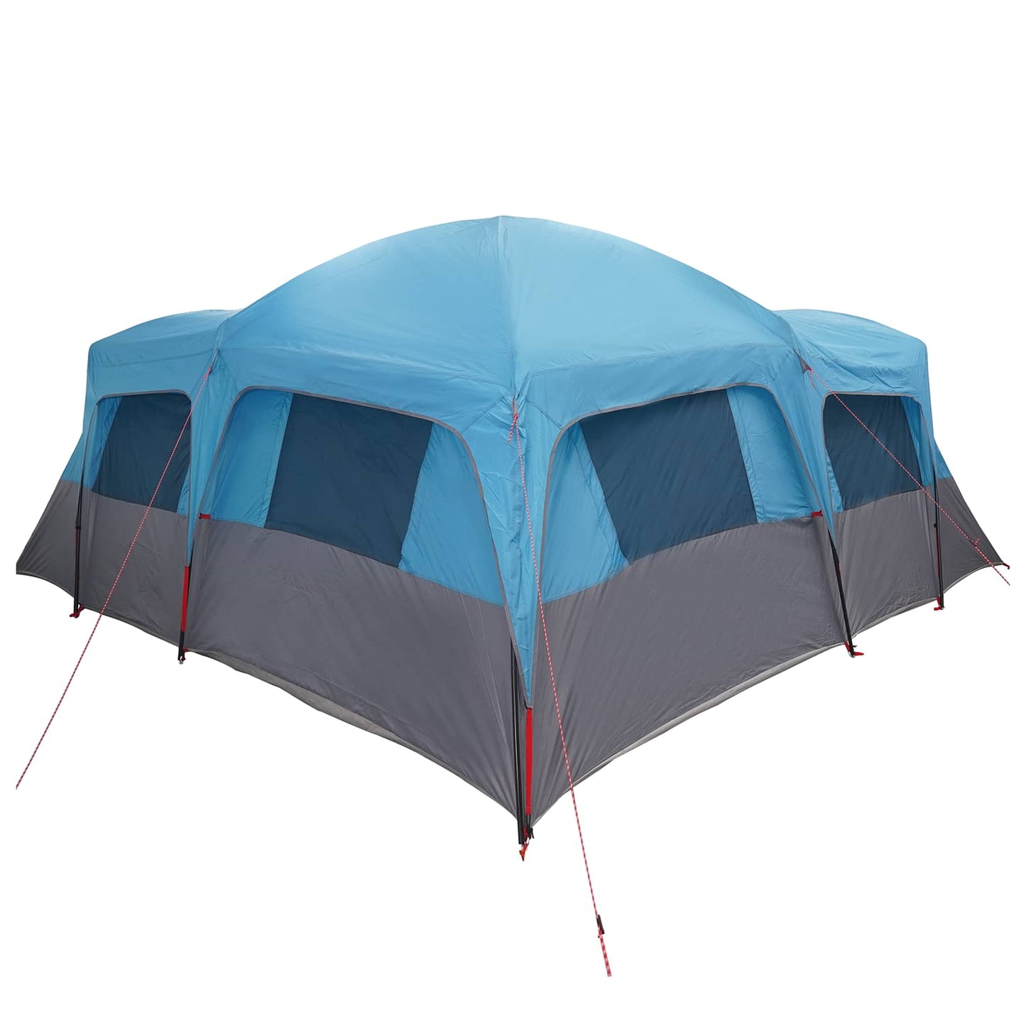 vidaXL Family Tent with Rainfly Water-resistant 6-Person 6-Person Blue