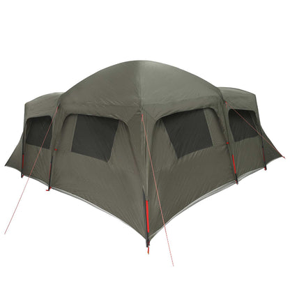 vidaXL Family Tent with Rainfly Water-resistant 6-Person Army Green