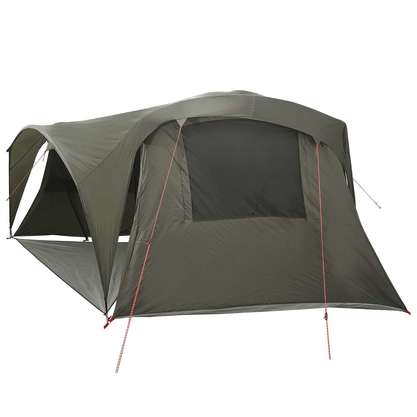 vidaXL Family Tent with Rainfly Water-resistant 6-Person Army Green