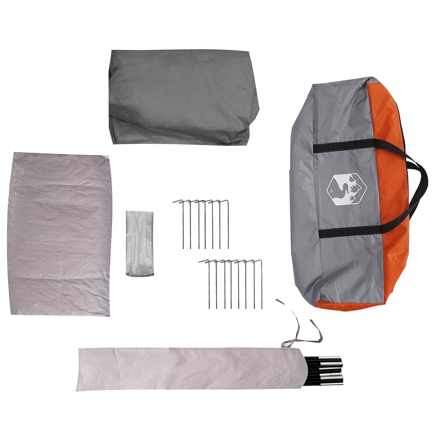 vidaXL Cabin Tent with Rainfly Water-Resistant 10-Person