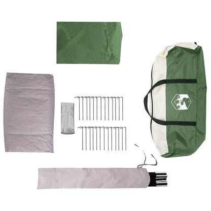 vidaXL Family Tent with Rainfly Water-resistant 5-Person Green