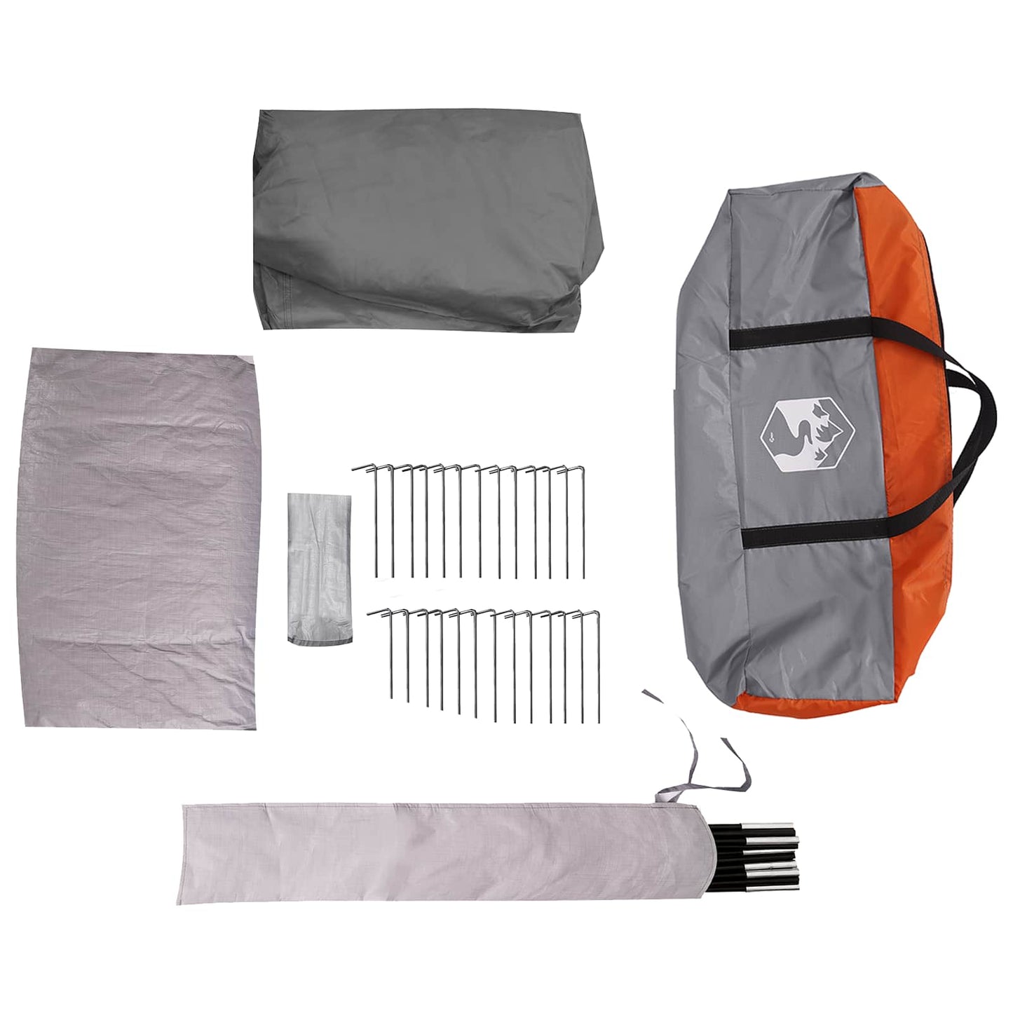 vidaXL Family Tent with Rainfly Water-resistant 5-Person