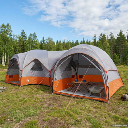 vidaXL Family Tent with Rainfly Water-resistant 5-Person