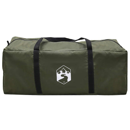 vidaXL Family Tent with Rainfly Water-resistant 5-Person Army Green