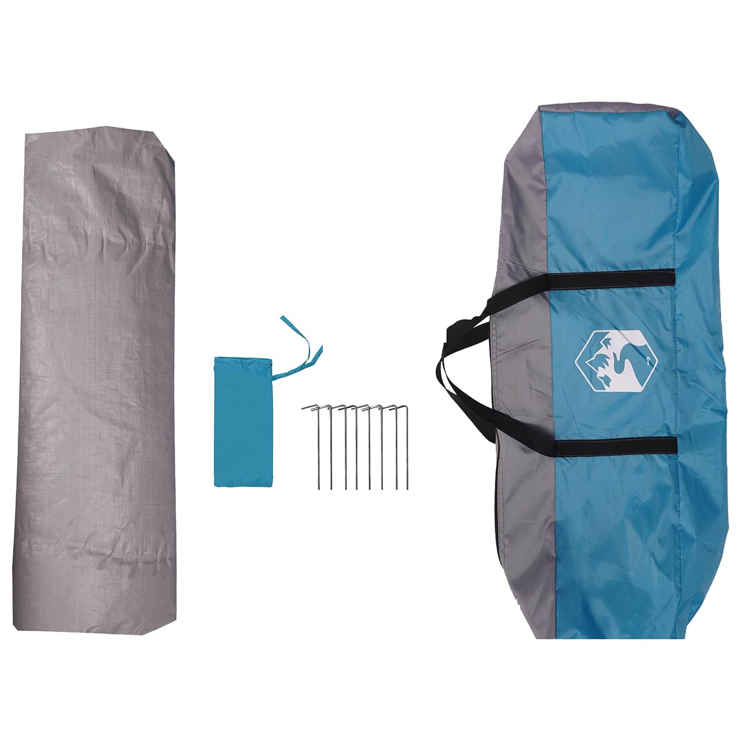 vidaXL Instant Tent Water-resistant 2-Person Blue