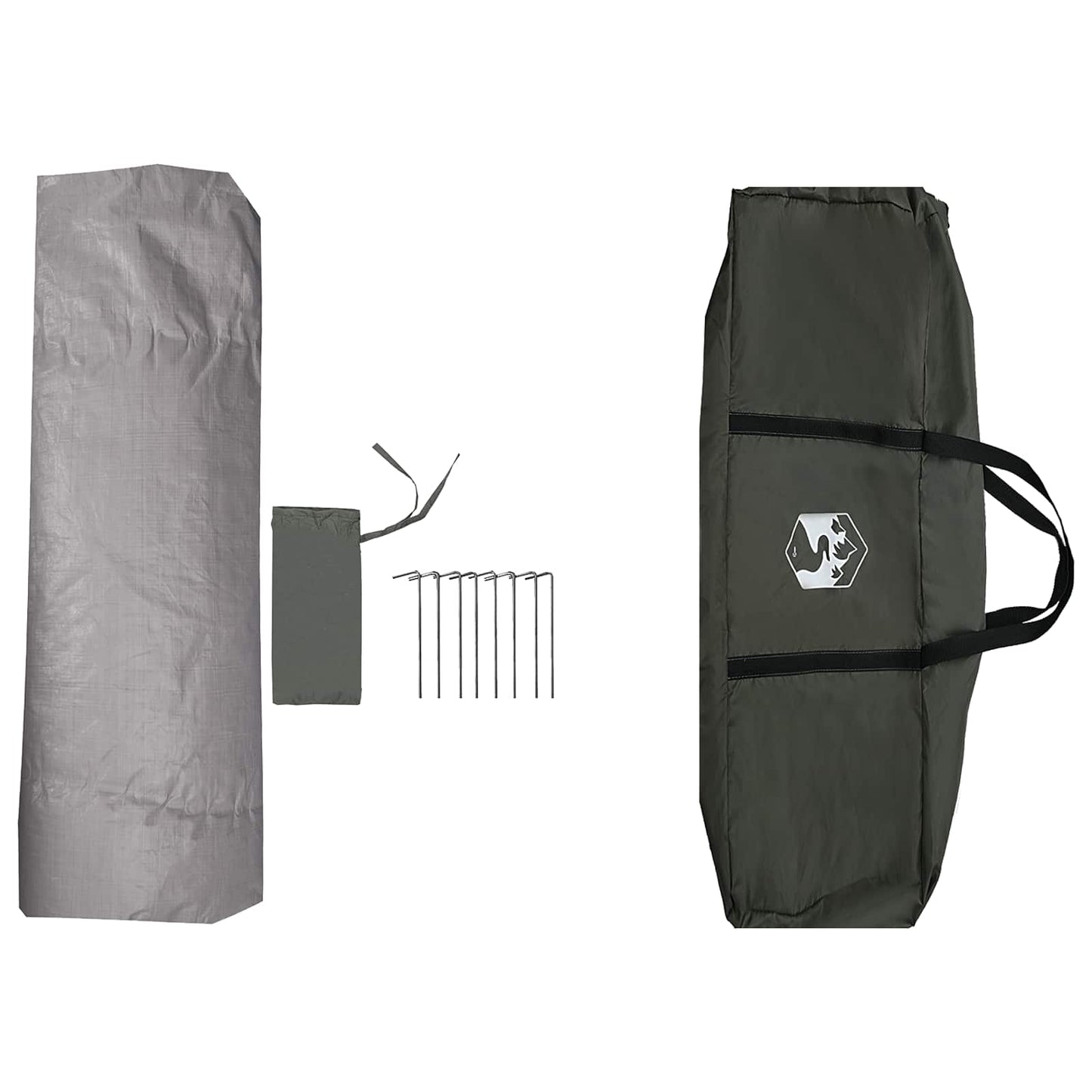 vidaXL Instant Tent Water-resistant 2-Person Army Green