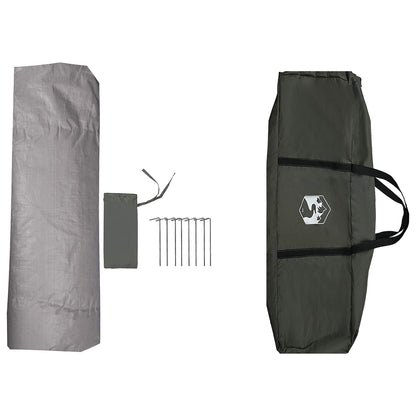 vidaXL Instant Tent Water-resistant 2-Person Army Green