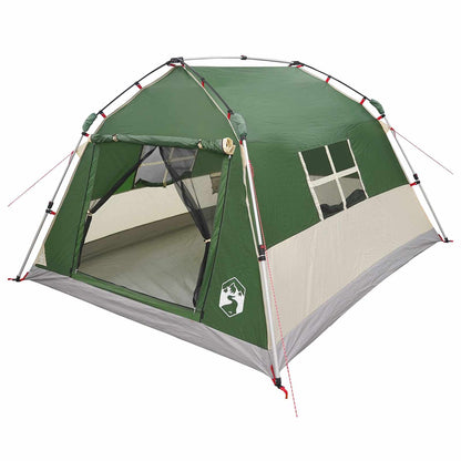 vidaXL Instant Tent Water-resistant 3-Person 3-Person Green