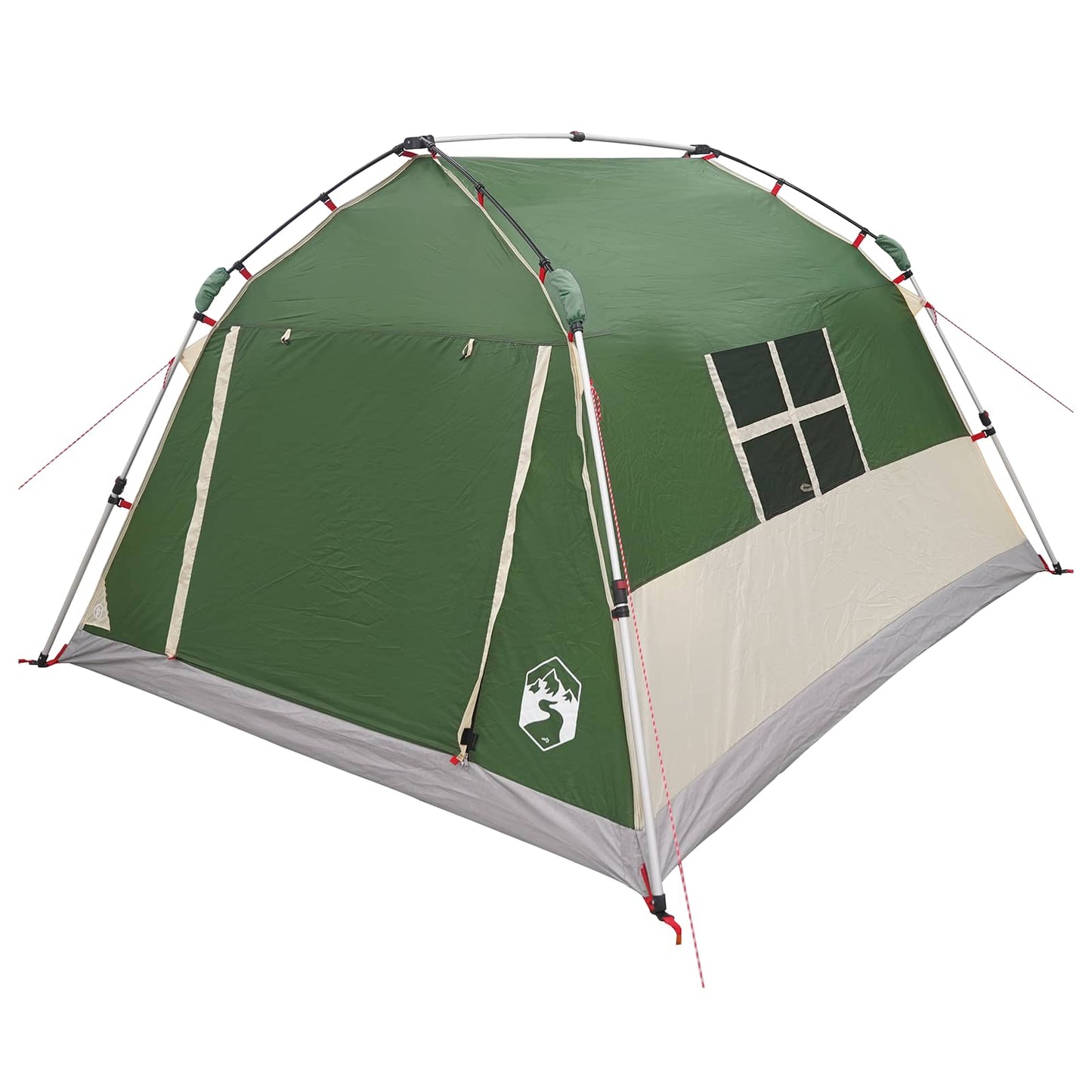 vidaXL Instant Tent Water-resistant 3-Person 3-Person Green
