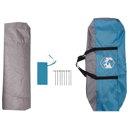 vidaXL Instant Tent Water-resistant 3-Person Blue