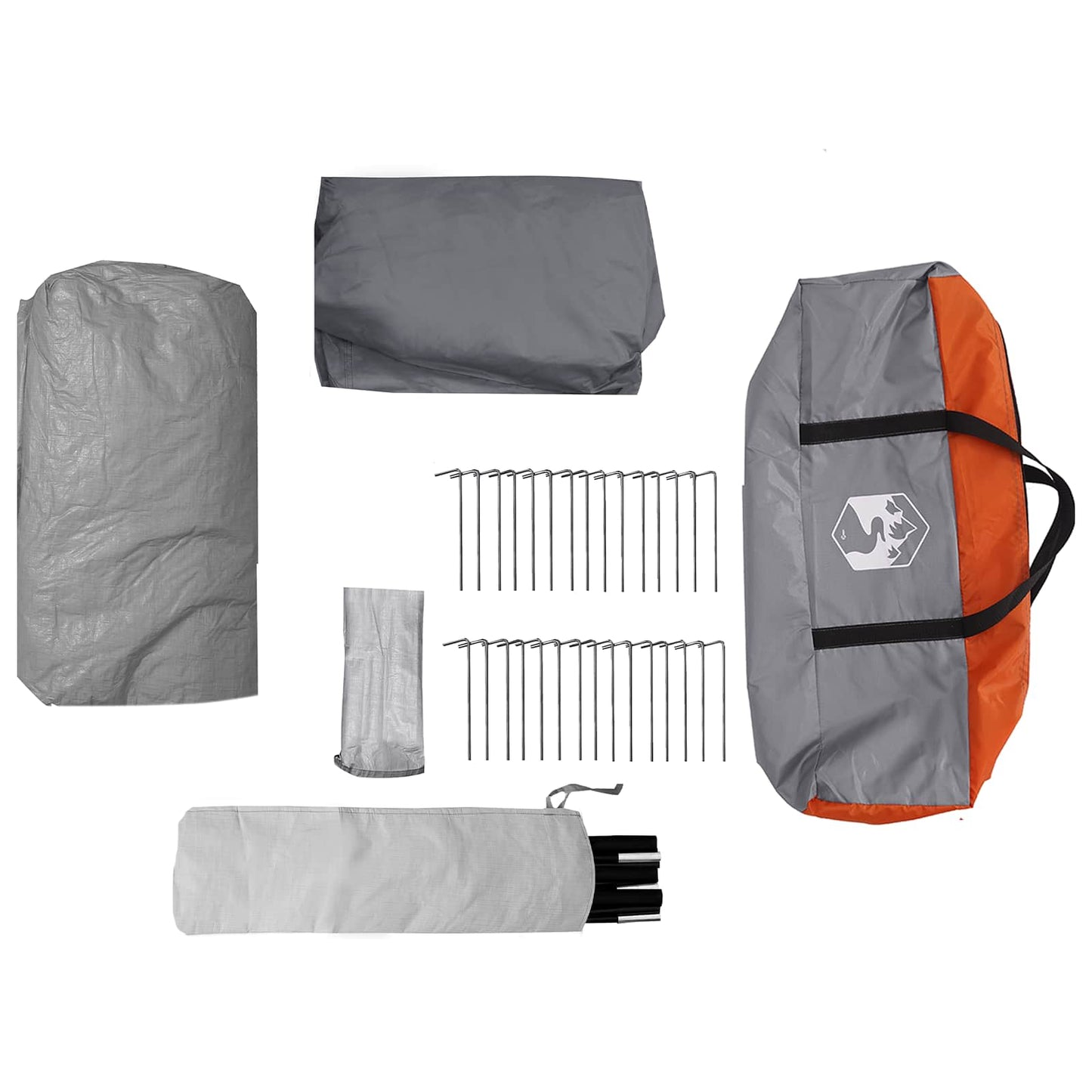 vidaXL Instant Tent with Rainfly Water-Resistant 3-Person