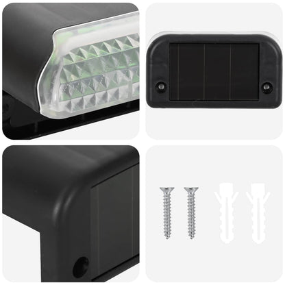 vidaXL Outdoor Solar Lights with Ground Spike 4 pcs Warm White 4.5 cm