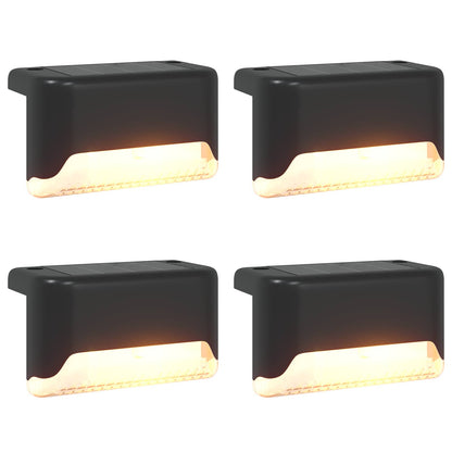 vidaXL Outdoor Solar Lights with Ground Spike 4 pcs Warm White 4.5 cm