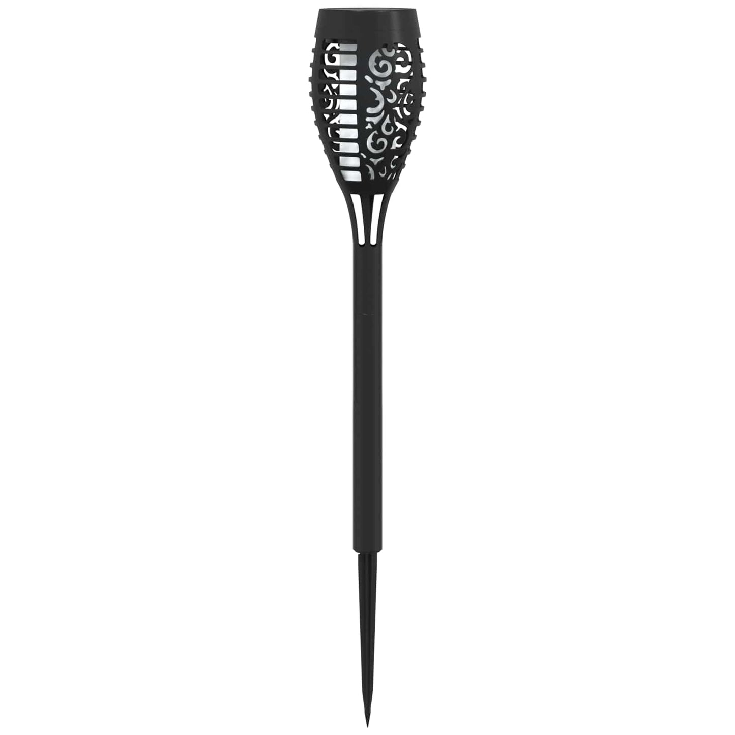 vidaXL Outdoor Solar Lights with Ground Spike 12 pcs Warm White ABS