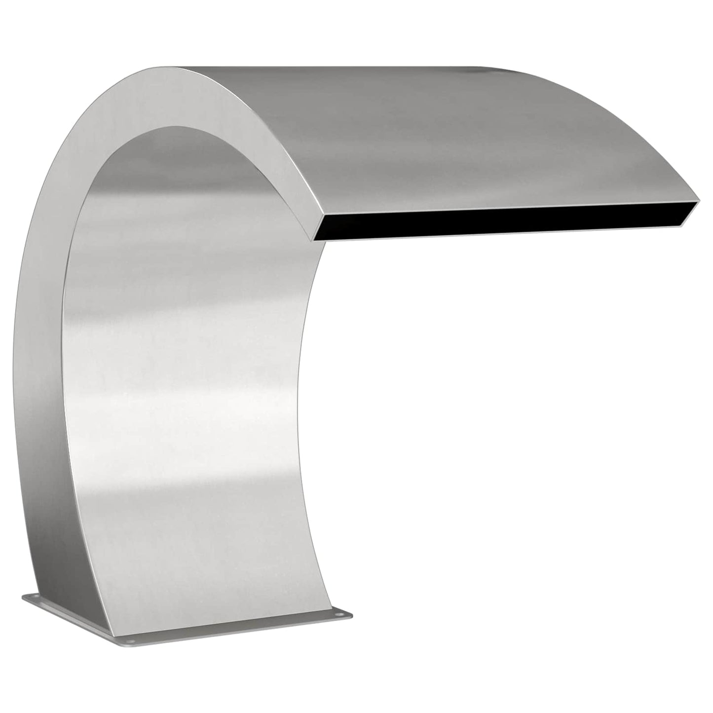 vidaXL Pool Fountain Silver 61 x 30 x 71 cm Stainless Steel