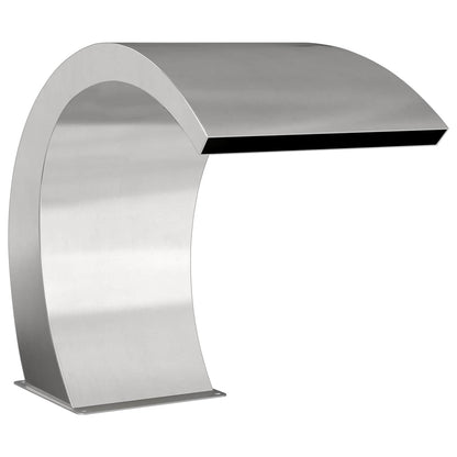 vidaXL Pool Fountain Silver 61 x 30 x 71 cm Stainless Steel