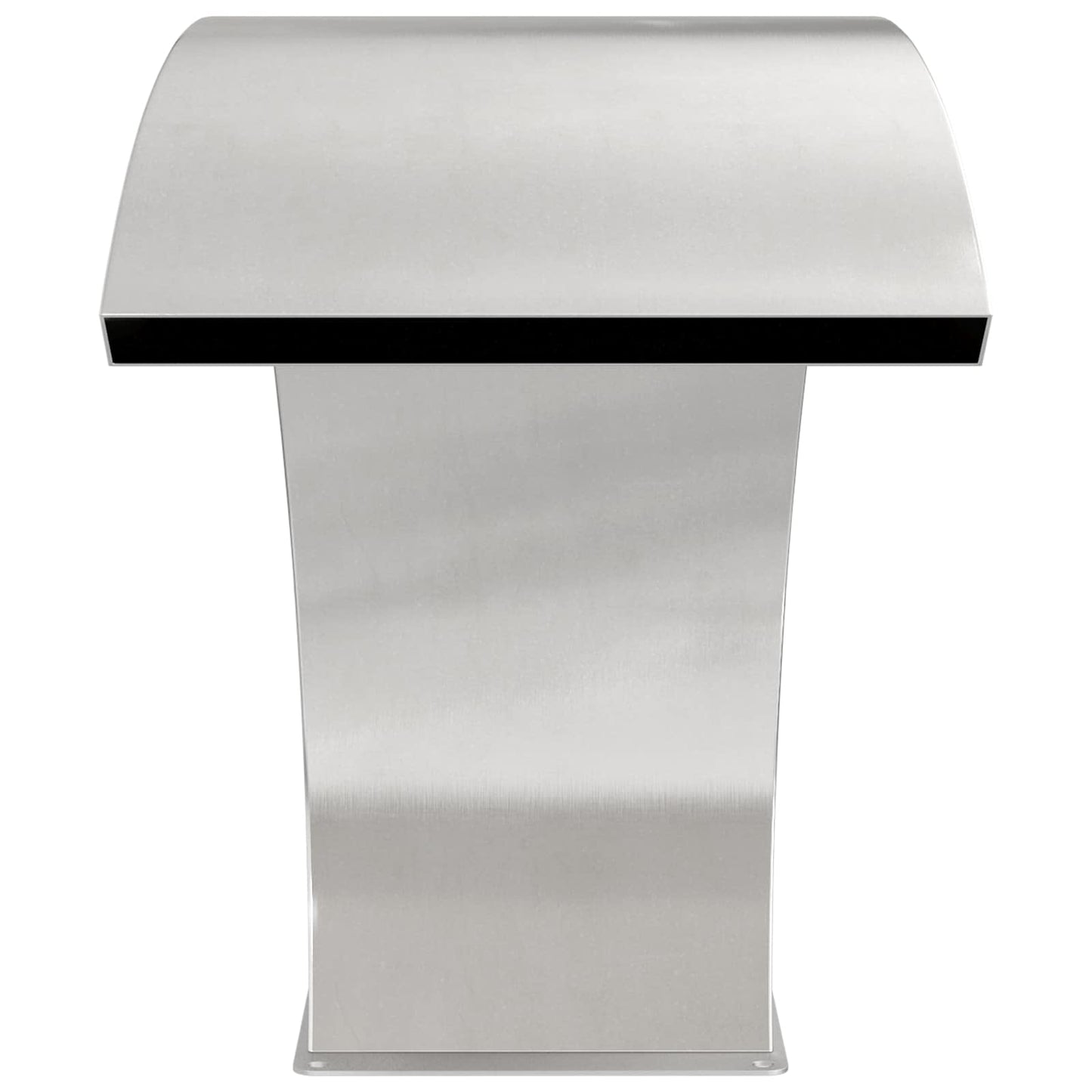 vidaXL Pool Fountain Silver 61 x 30 x 71 cm Stainless Steel