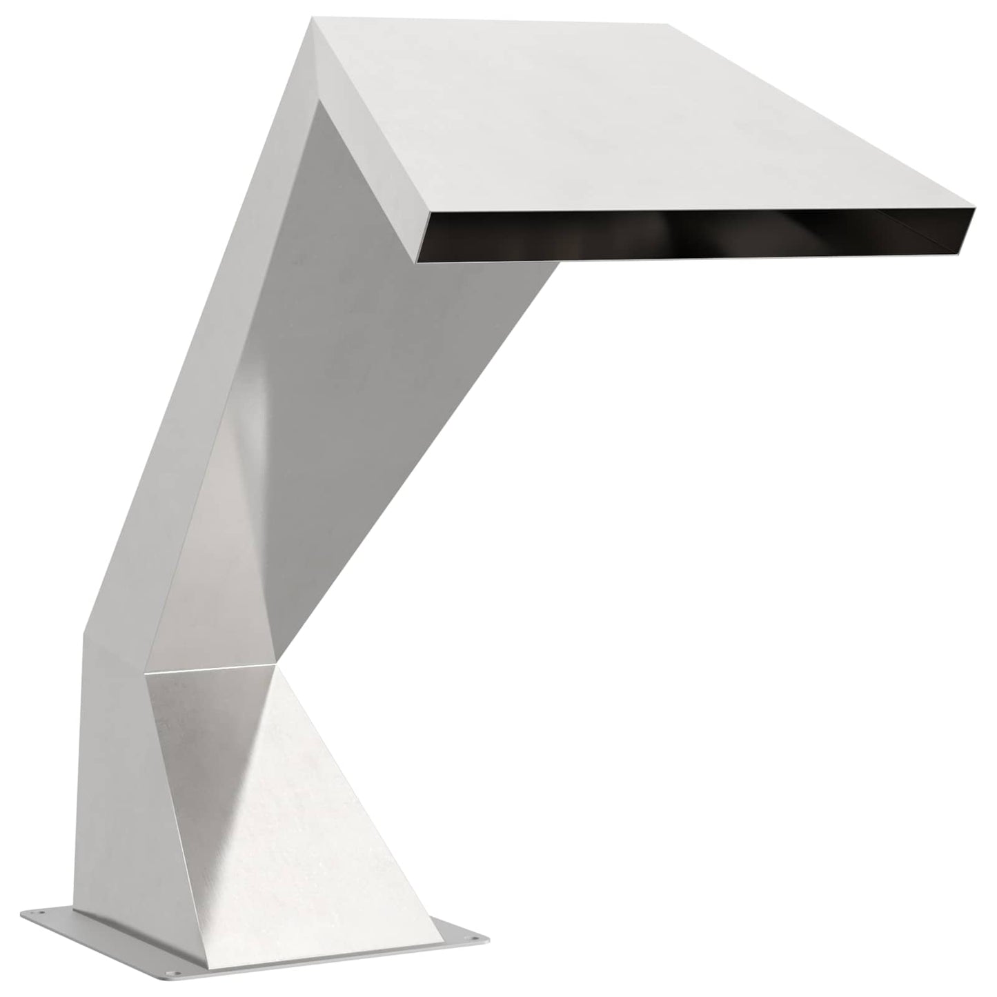 vidaXL Pool Waterfall with RGB LEDs Stainless Steel 63.5 x 29 x 51 cm