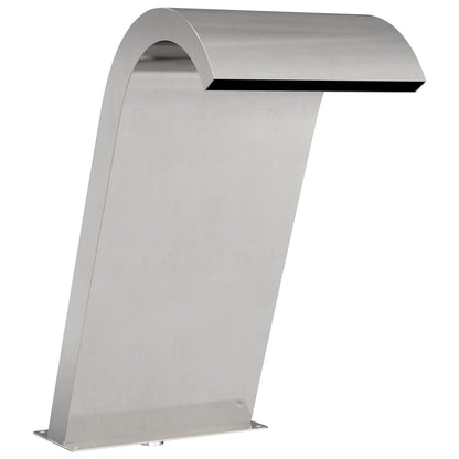 vidaXL Pool Fountain Silver 47 x 31 x 60 cm Stainless Steel