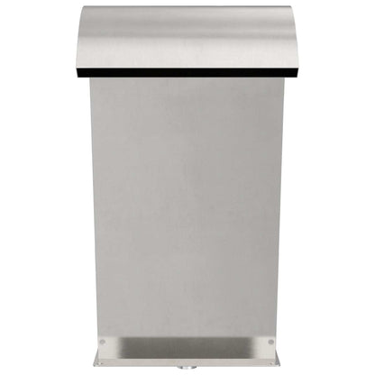 vidaXL Pool Fountain Silver 47 x 31 x 60 cm Stainless Steel