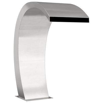 vidaXL Pool Fountain Silver 60 x 30 x 70 cm Stainless Steel