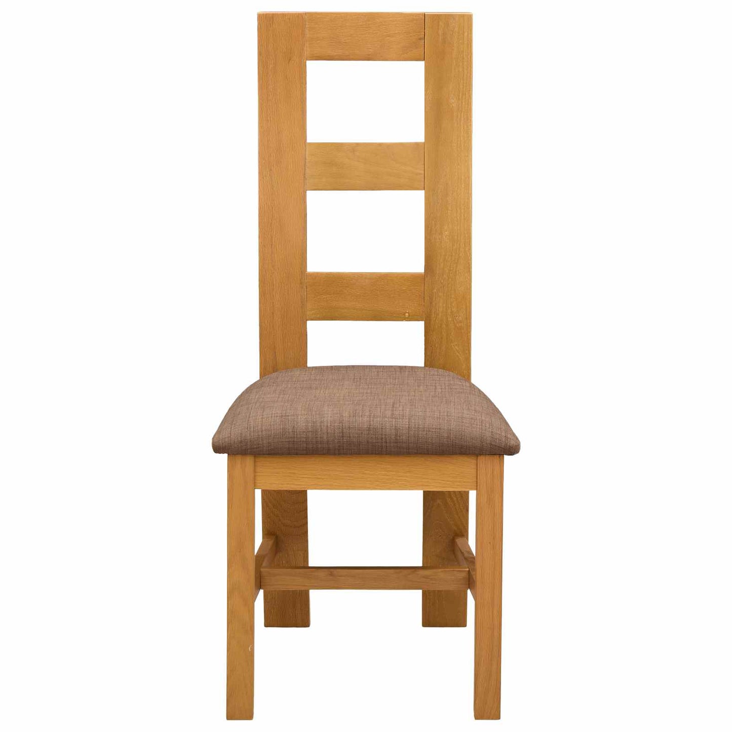 vidaXL Dining Chair 2 pcs Solid Oak Wood Grey 45 x 51 x 105 cm